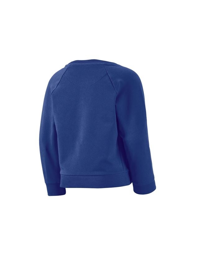 T-Shirts, Pullover & Skjorter: e.s. Sweatshirt cotton stretch, børne + kornblå 1