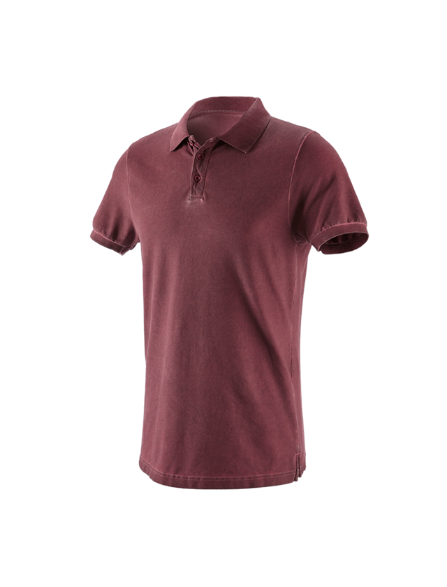 T-Shirts, Pullover & Skjorter: e.s. Polo-Shirt vintage cotton stretch + rubin vintage 4
