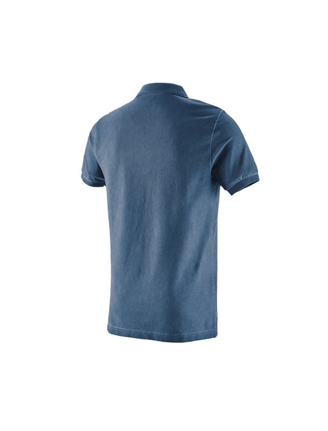 T-Shirts, Pullover & Skjorter: e.s. Polo-Shirt vintage cotton stretch + antikblå vintage 2
