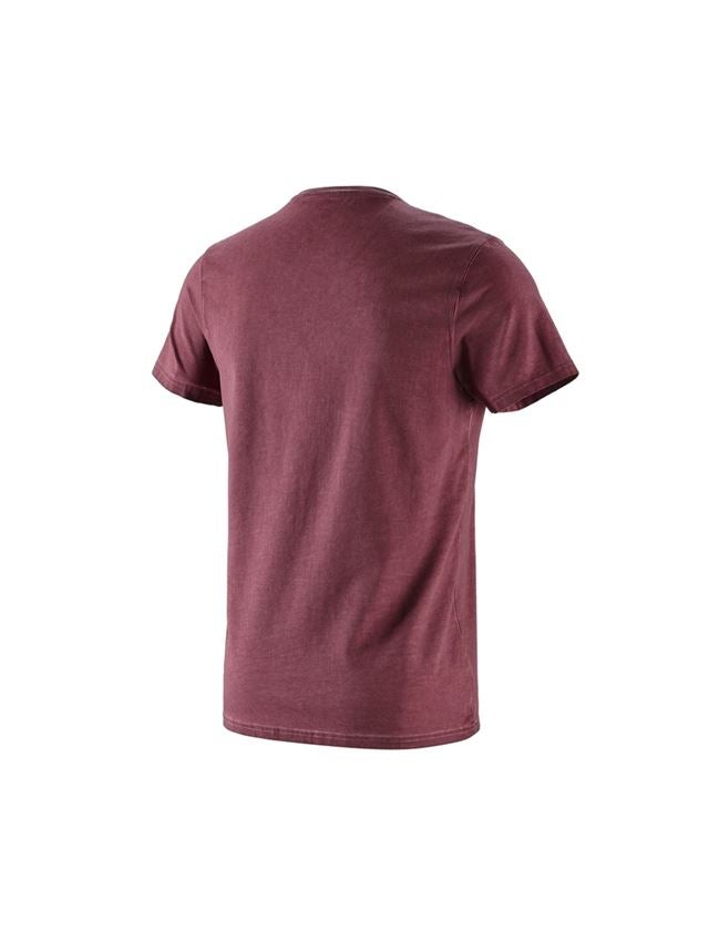 T-Shirts, Pullover & Skjorter: e.s. T-Shirt vintage cotton stretch + rubin vintage 1