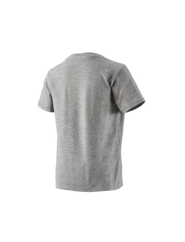 T-Shirts, Pullover & Skjorter: e.s. T-shirt cotton stretch, børne + gråmeleret 3