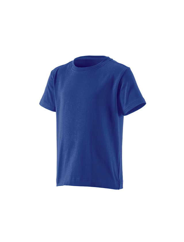 T-Shirts, Pullover & Skjorter: e.s. T-shirt cotton stretch, børne + kornblå