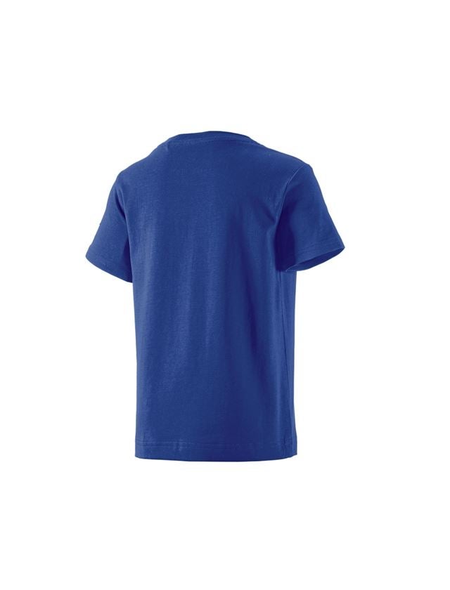 T-Shirts, Pullover & Skjorter: e.s. T-shirt cotton stretch, børne + kornblå 1