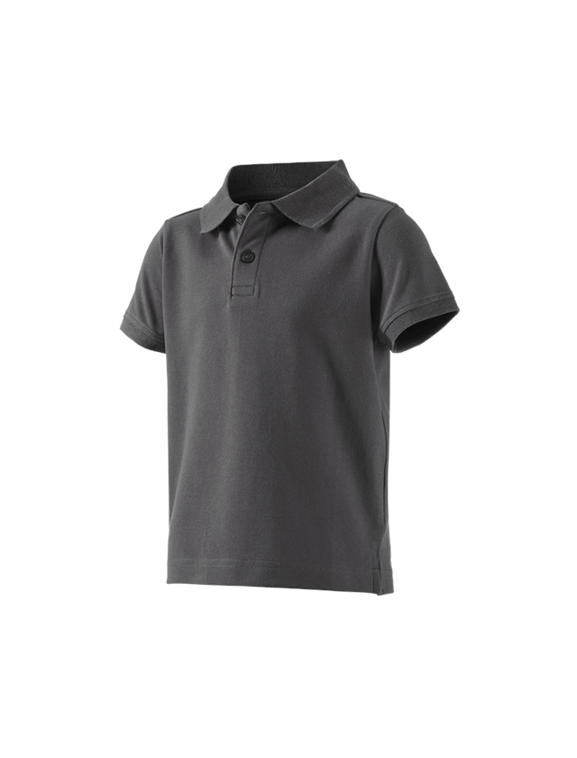 T-Shirts, Pullover & Skjorter: e.s. Polo-Shirt cotton stretch, børne + antracit