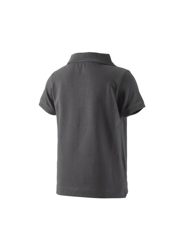 T-Shirts, Pullover & Skjorter: e.s. Polo-Shirt cotton stretch, børne + antracit 1