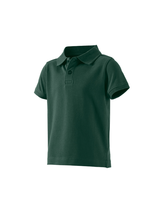 Emner: e.s. Polo-Shirt cotton stretch, børne + grøn