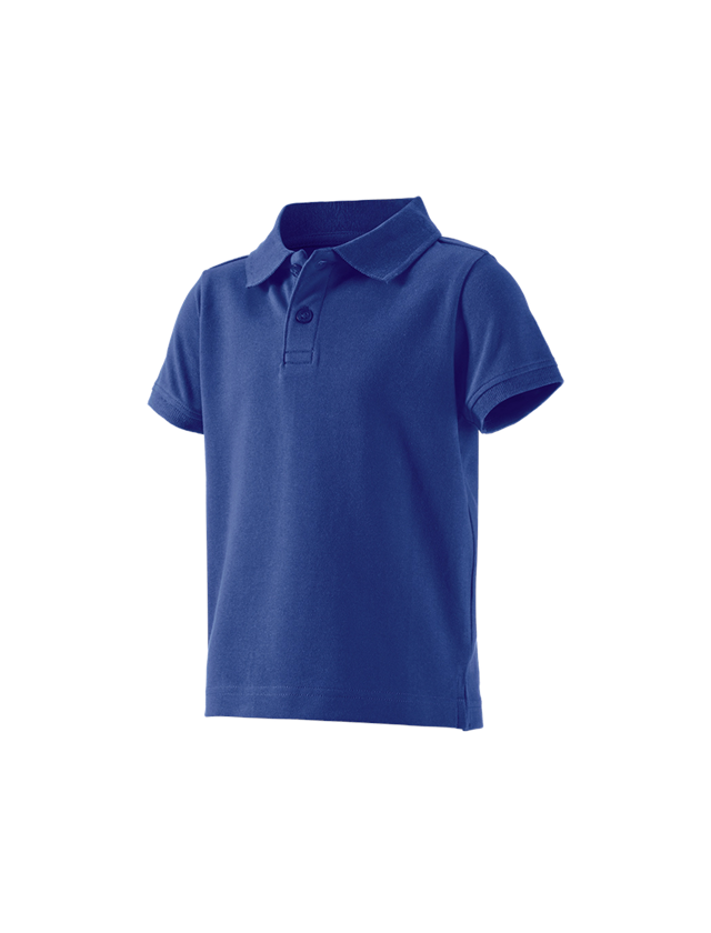 T-Shirts, Pullover & Skjorter: e.s. Polo-Shirt cotton stretch, børne + kornblå