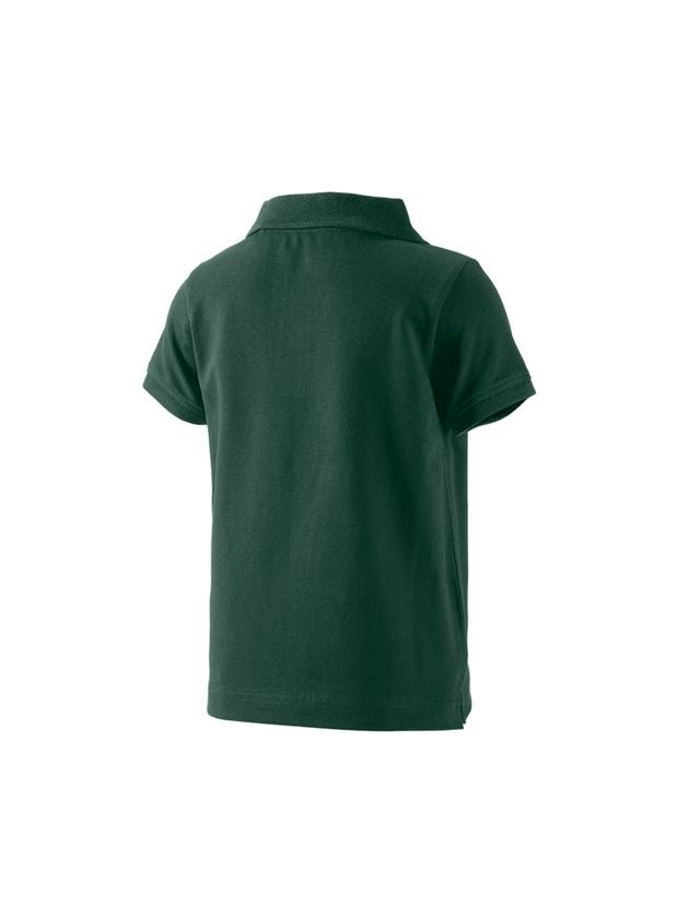 Emner: e.s. Polo-Shirt cotton stretch, børne + grøn 1