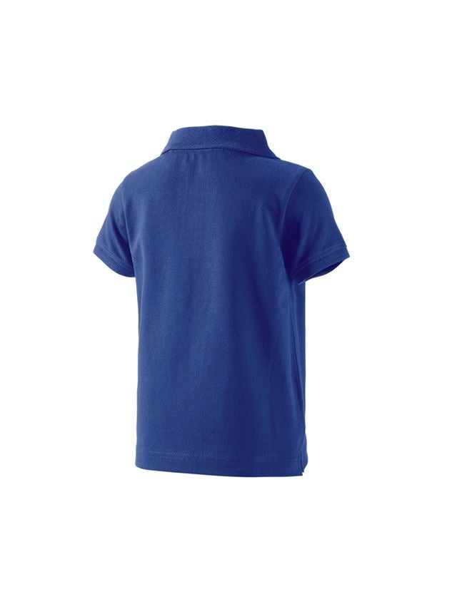 T-Shirts, Pullover & Skjorter: e.s. Polo-Shirt cotton stretch, børne + kornblå 1