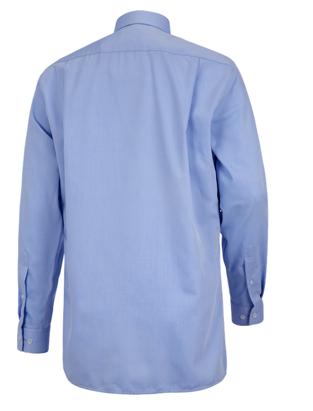 T-Shirts, Pullover & Skjorter: Business skjorte e.s. comfort, langærmet + lyseblå melange 3
