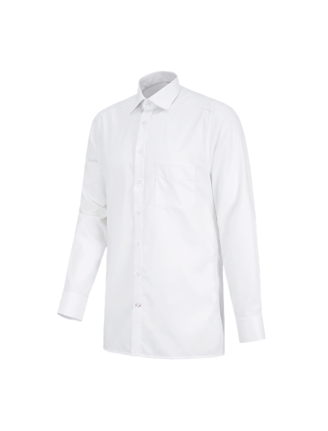 T-Shirts, Pullover & Skjorter: Business skjorte e.s. comfort, langærmet + hvid 2