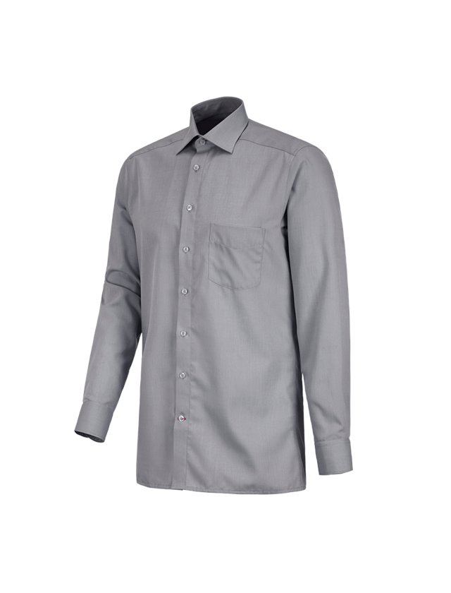 Emner: Business skjorte e.s. comfort, langærmet + grå melange