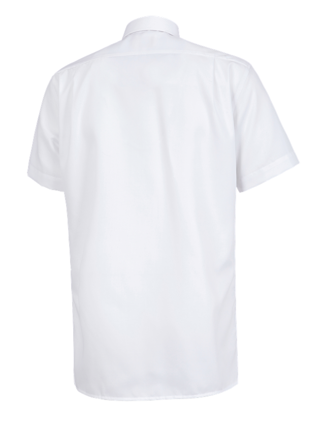 T-Shirts, Pullover & Skjorter: Business skjorte e.s.comfort, kortærmet + hvid 1