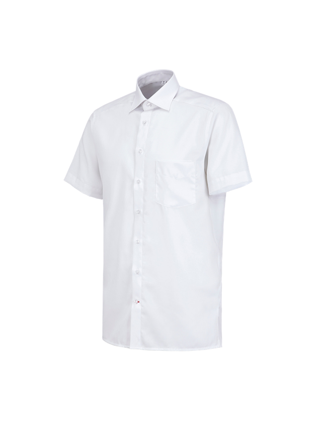 Emner: Business skjorte e.s.comfort, kortærmet + hvid