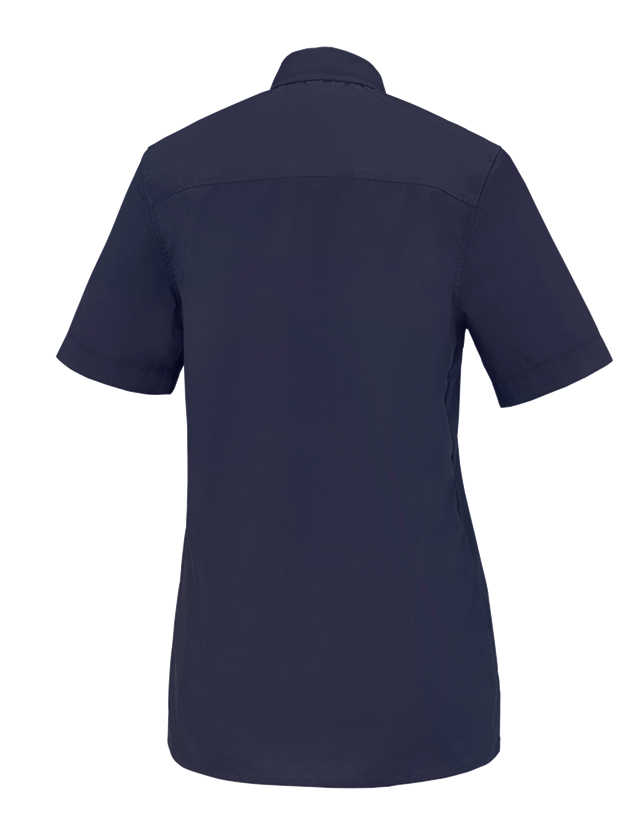T-Shirts, Pullover & Skjorter: e.s. servicebluse kortærmet + mørkeblå 1