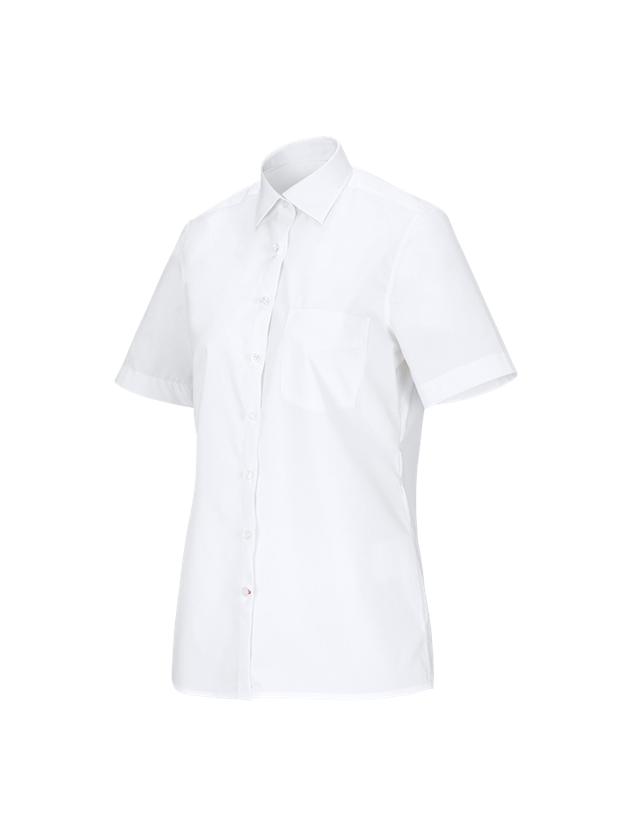 T-Shirts, Pullover & Skjorter: e.s. servicebluse kortærmet + hvid