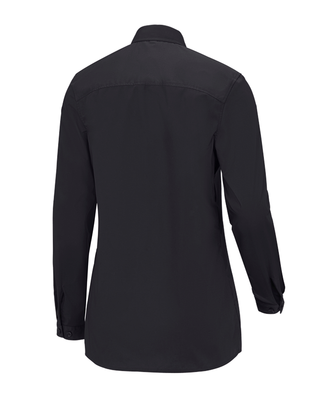 T-Shirts, Pullover & Skjorter: e.s. servicebluse langærmet + sort 1
