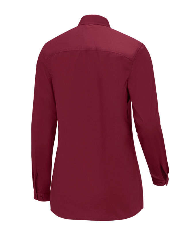 T-Shirts, Pullover & Skjorter: e.s. servicebluse langærmet + rubin 1