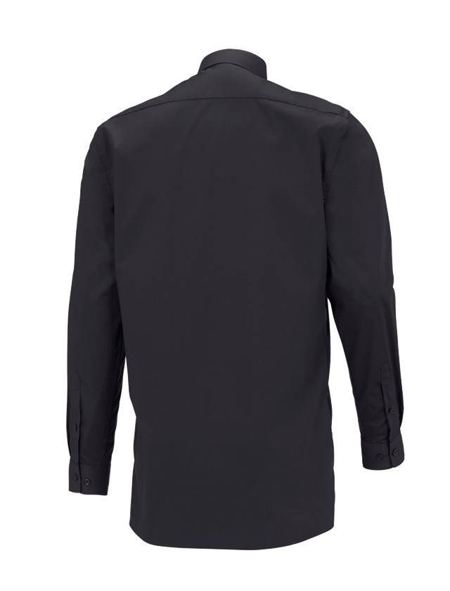 T-Shirts, Pullover & Skjorter: e.s. serviceskjorte langærmet + sort 1