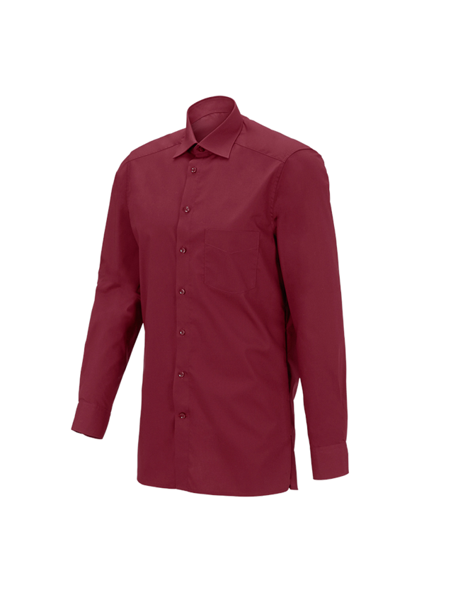 T-Shirts, Pullover & Skjorter: e.s. serviceskjorte langærmet + rubin