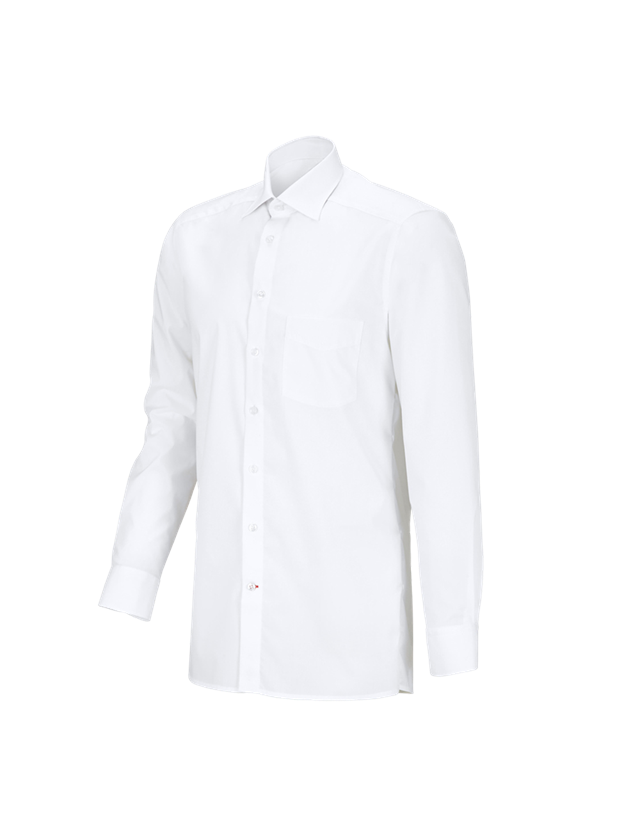 Emner: e.s. serviceskjorte langærmet + hvid