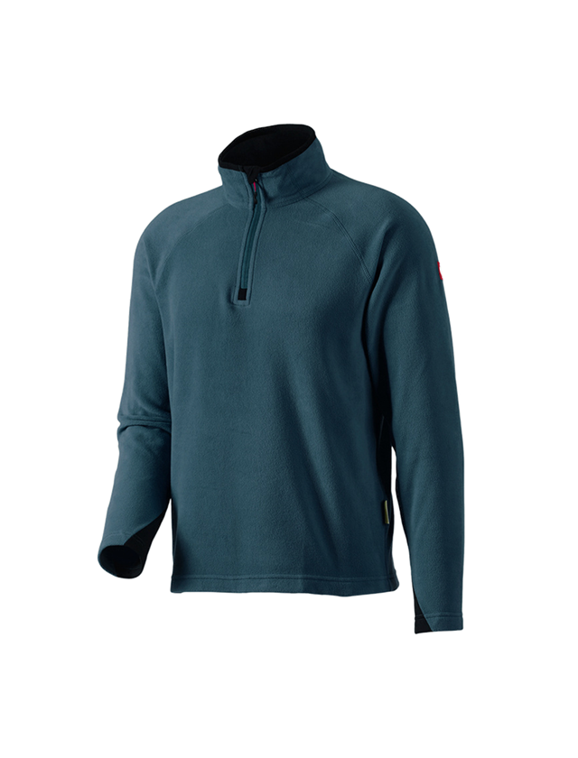 T-Shirts, Pullover & Skjorter: Microfleecetrøje dryplexx® micro + havblå 2
