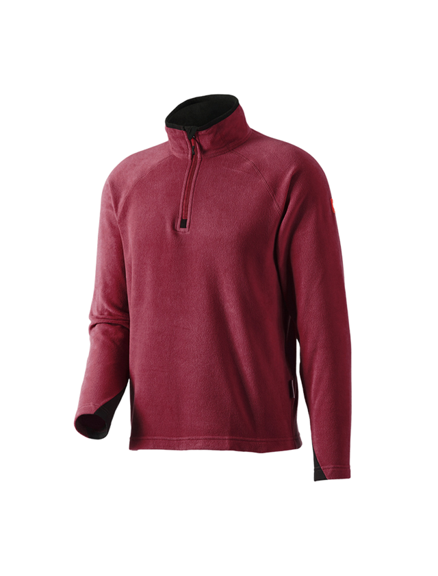 T-Shirts, Pullover & Skjorter: Microfleecetrøje dryplexx® micro + bordeaux