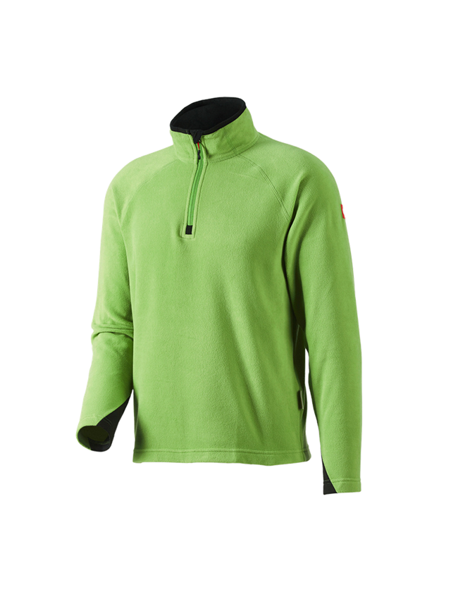 Shirts, Pullover & more: Microfleece troyer dryplexx® micro + seagreen