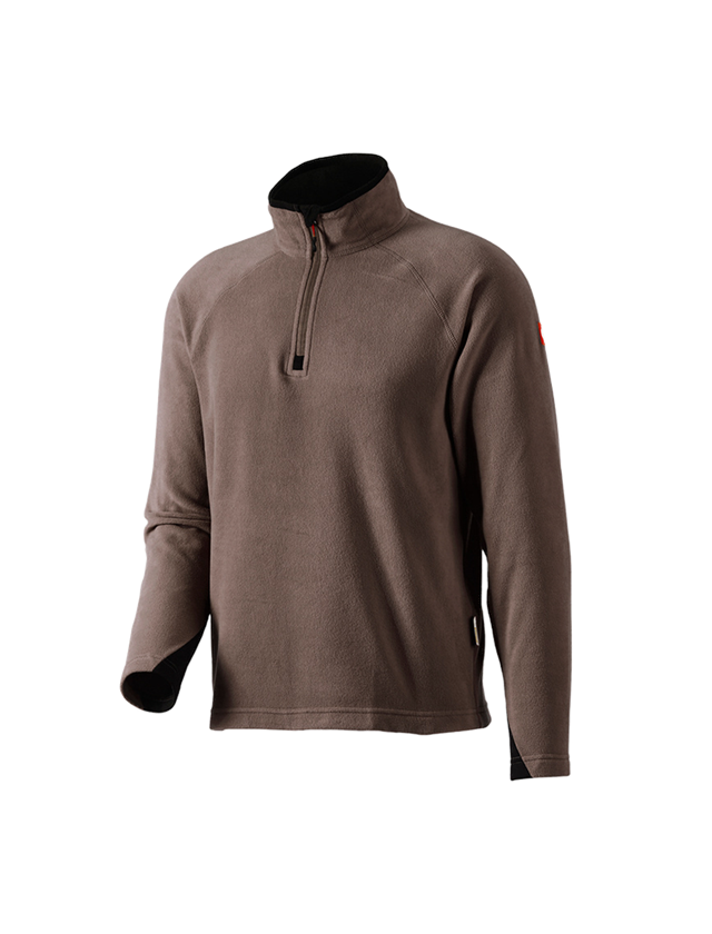 T-Shirts, Pullover & Skjorter: Microfleecetrøje dryplexx® micro + kastanje