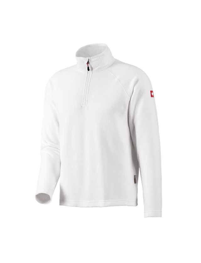 T-Shirts, Pullover & Skjorter: Microfleecetrøje dryplexx® micro + hvid