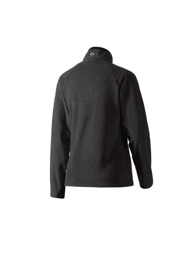 T-Shirts, Pullover & Skjorter: Dame-microfleece trøje, høj krave dryplexx® micro + sort 2
