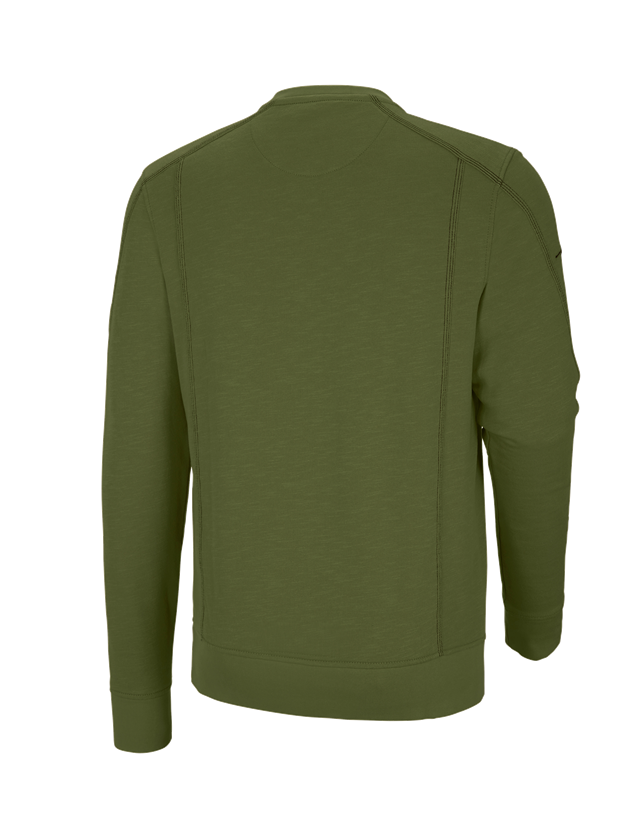 T-Shirts, Pullover & Skjorter: Sweatshirt cotton slub e.s.roughtough + skov 1