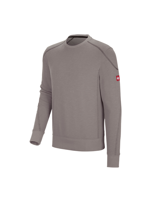 T-Shirts, Pullover & Skjorter: Sweatshirt cotton slub e.s.roughtough + aske