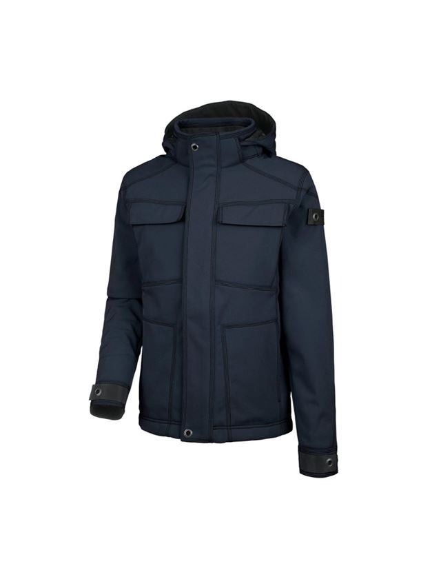 Cold: Winter softshell jacket e.s.roughtough + midnightblue 2