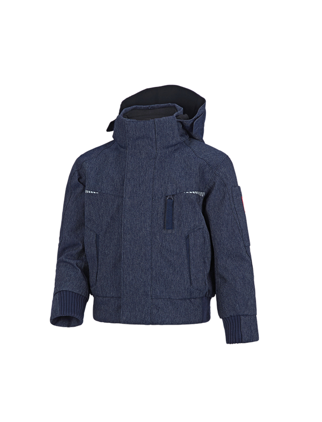 Jackets: Winter functional pilot jacket e.s.motion denim,c. + indigo 2