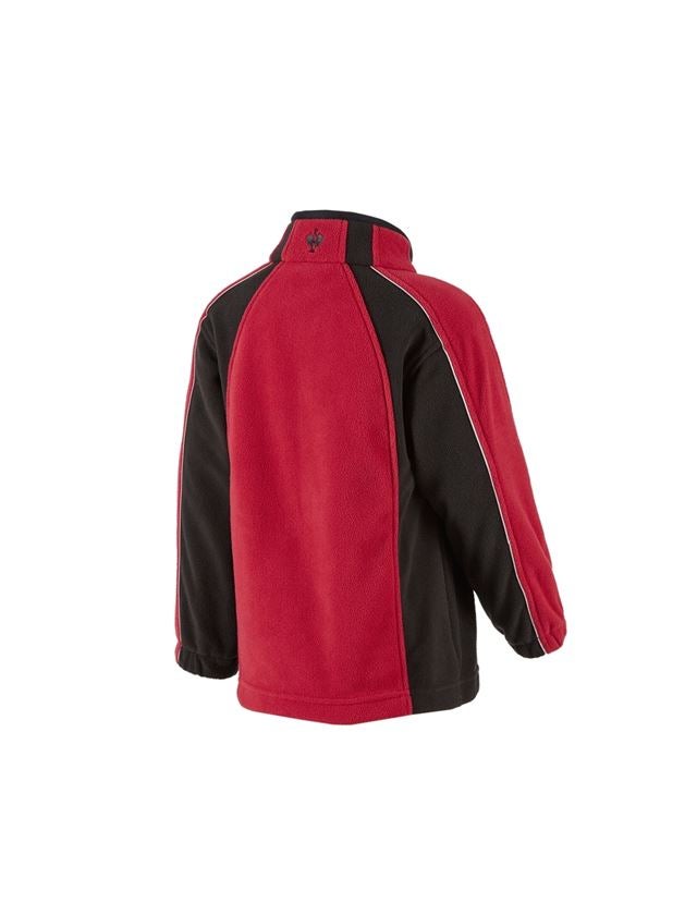 Jakker: Børnemicrofleece jakke dryplexx® micro + rød/sort 2