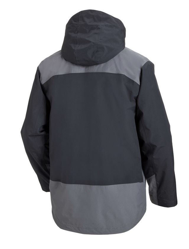 Joiners / Carpenters: e.s. 3 in 1 functional jacket, men + graphite/cement 1