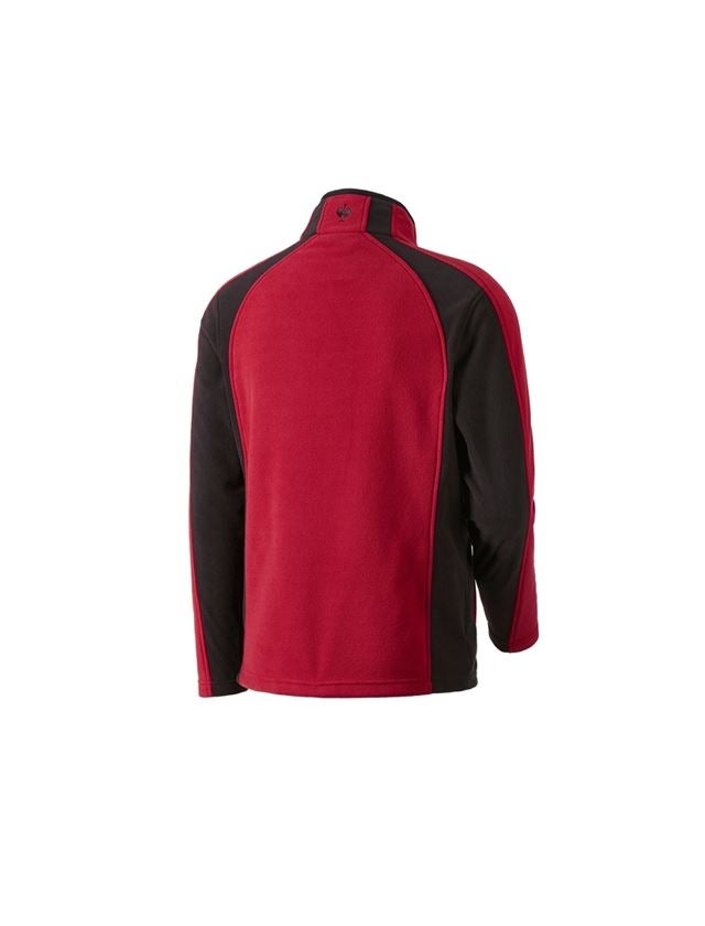 Joiners / Carpenters: Microfleece jacket dryplexx® micro + red/black 1