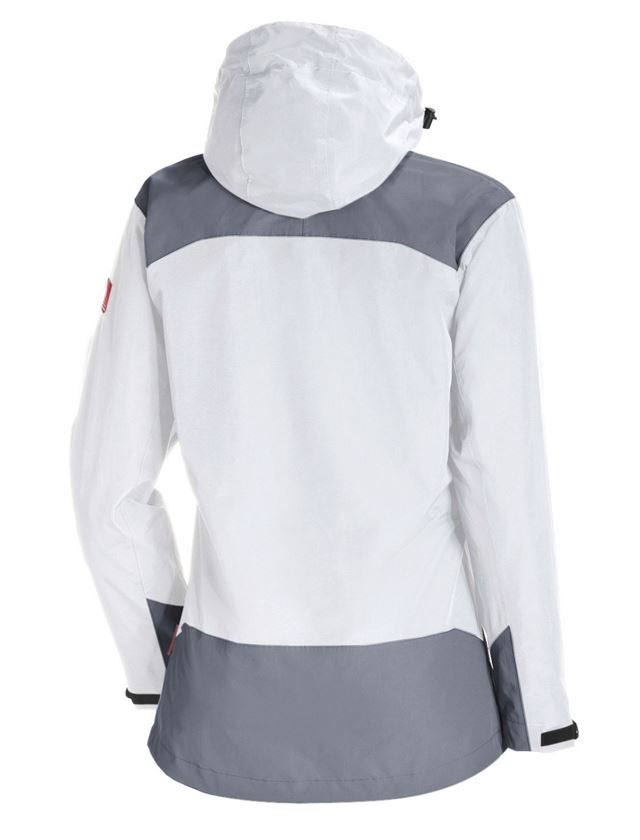 Work Jackets: e.s. 3 in 1 ladies' Functional jacket + white/grey 3
