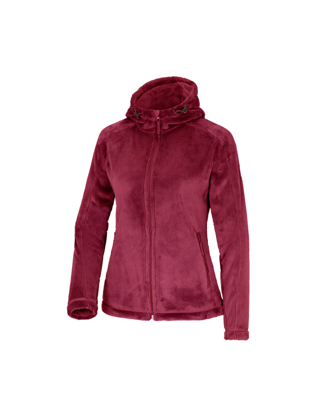 Topics: e.s. Zip jacket Highloft, ladies' + ruby