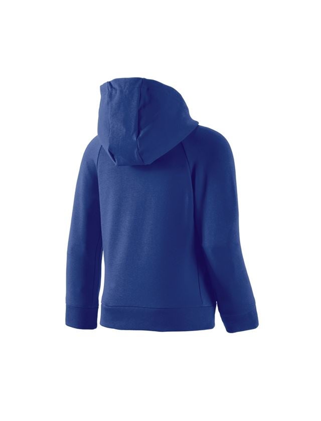 T-Shirts, Pullover & Skjorter: e.s. Hoody sweatjakke cotton stretch, børn + kornblå 3