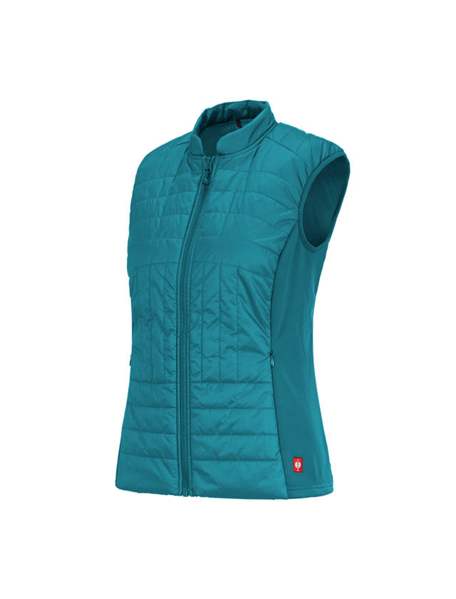 Arbejdsveste: e.s. funktionsvest, quiltet thermo stretch,damer + ocean 2