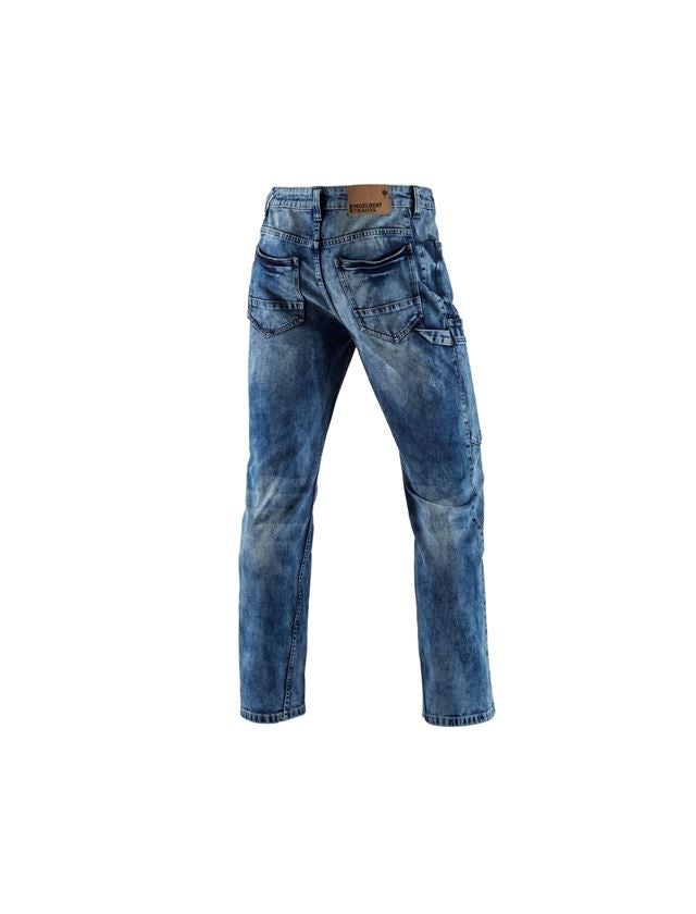 Emner: e.s. jeans med 7 lommer + lightwashed 1