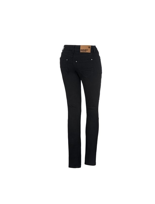 Work Trousers: e.s. 7-pocket jeans, ladies' + black 1