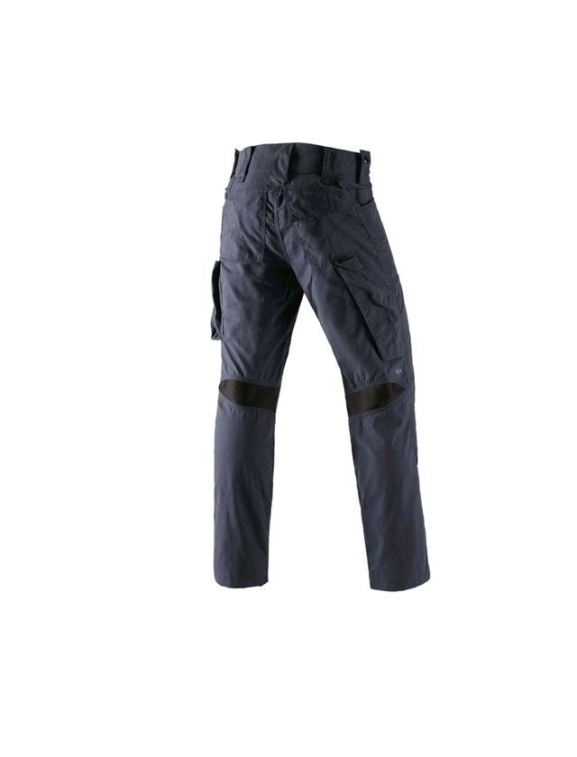 Work Trousers: e.s. Trousers cotton touch + midnightblue 3