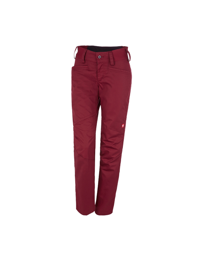 Plumbers / Installers: e.s. Trousers base, ladies' + ruby