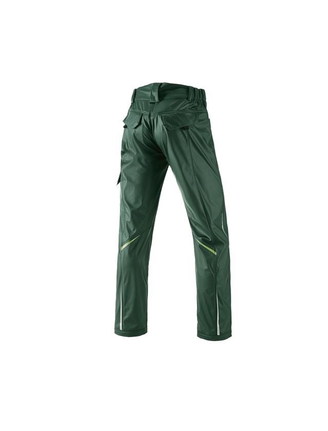 Work Trousers: Rain trousers e.s.motion 2020 superflex + green/sea green 3