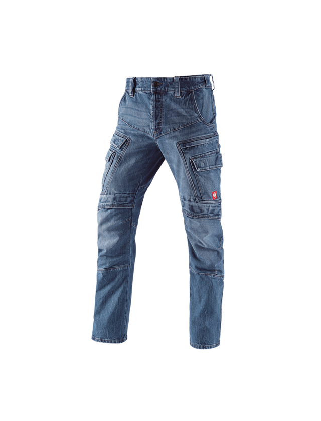 Arbejdsbukser: e.s. Cargo Worker jeans POWERdenim + stonewashed 4