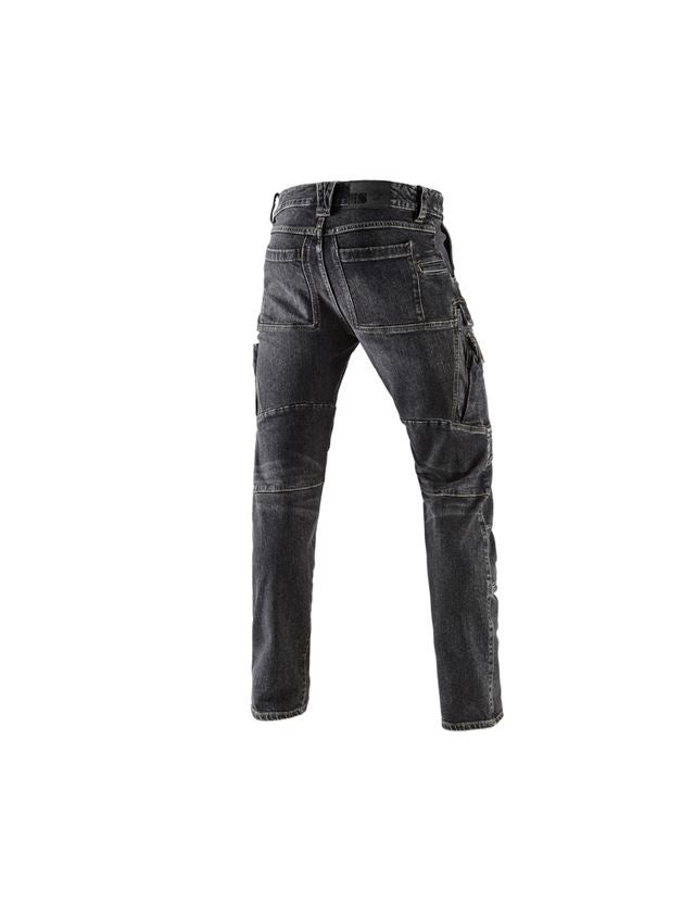Joiners / Carpenters: e.s. Cargo worker jeans POWERdenim + blackwashed 3