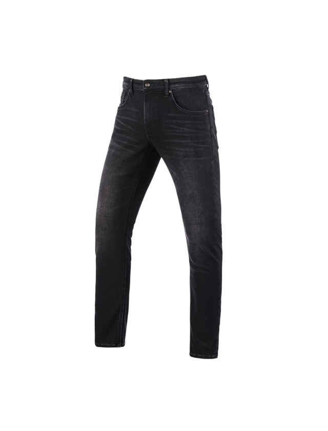 Emner: e.s. 5-Pocket jeans jog-denim + blackwashed